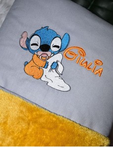 Couverture bébé personnalisée brodée avec prénom
