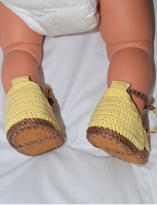 Chaussons bébé crochet personnalisé VILANA