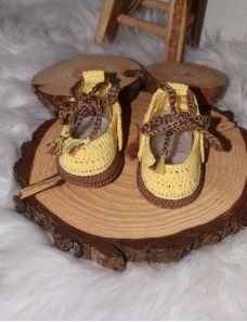 Chaussons bébé crochet personnalisé VILANA