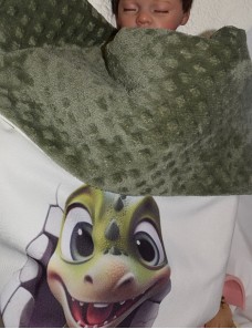 Couverture bébé personnalisée brodée avec prénom ou texte.