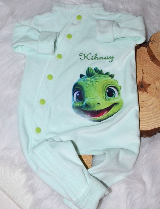 Pyjama bébé personnalisé DINOSAURE