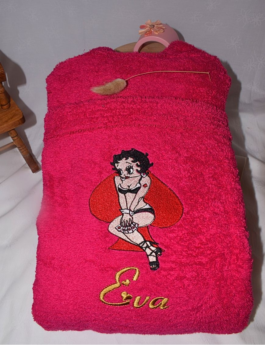 Peignoir adulte personnalis?�