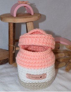 Paniers rangements personnalisé CROCHET