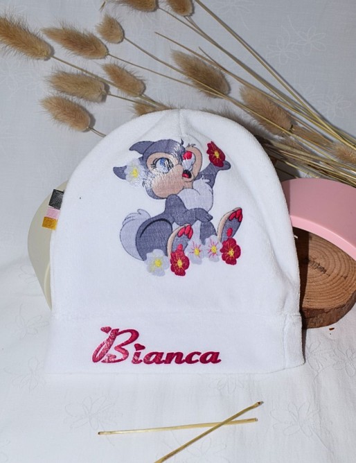 Bonnet bébé personnalisé PANPAN