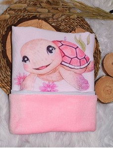 Couverture bébé personnalisée – TORTUE LOLA
