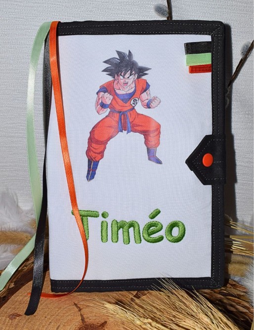 Protège carnet de santé personnalisé DBZ SUBLIMATION