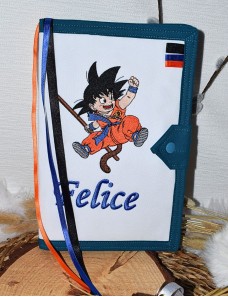 Protège carnet de santé personnalisé DBZ