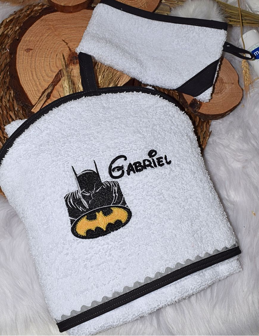 Cape de bain personnalisée BATMAN