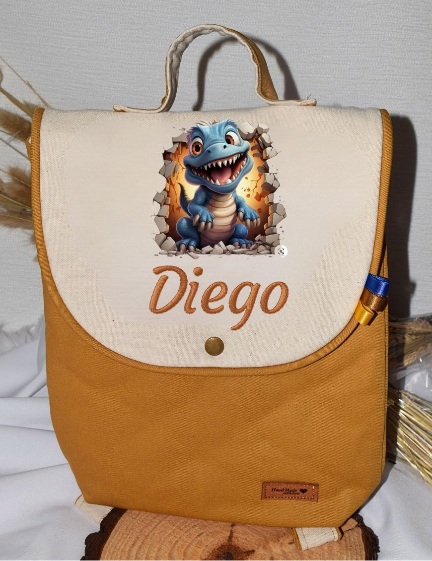 Sac a dos enfant DRAGON personnalisé