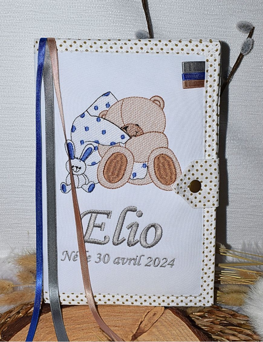 Protège carnet de santé personnalisé TEDDY DODO