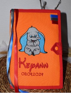 Protège carnet de santé personnalisé ELEPHANT