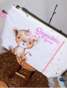 Trousse de toilette personnalisée LIONNE BABY