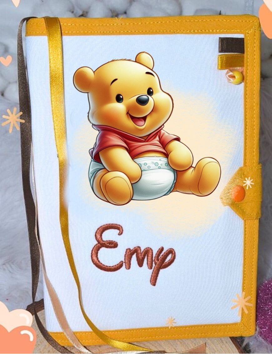 Protège carnet de santé personnalisé WINNIE BABY