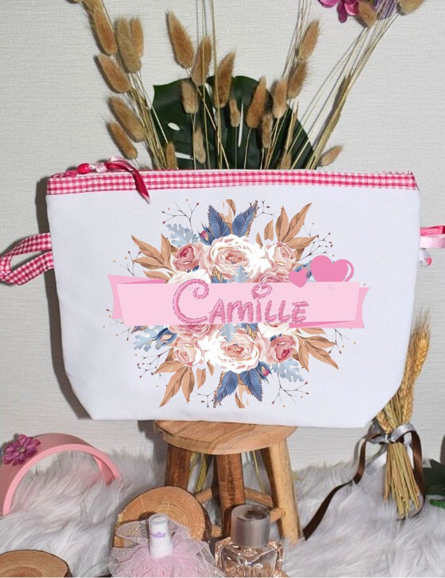 Trousse de toilette personnalisée FLEURY