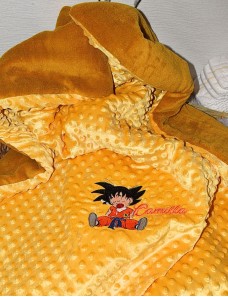 Couverture bébé personnalisée – DRAGON BALL Z MINKY