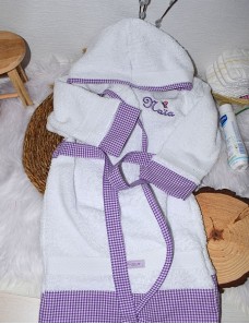 Peignoir de bain enfant personnalisé LICORNE