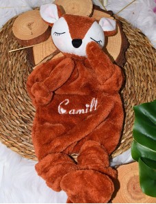 Nounours doudou RENARD personnalisé