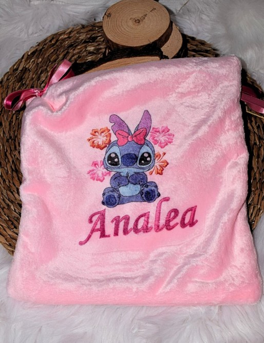 Doudou plat personnalisé STITCH