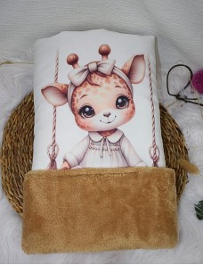 Couverture bébé personnalisée brodée avec prénom ou texte.