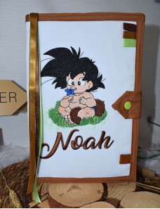 Protège carnet de santé personnalisé DBZ PAPILLON