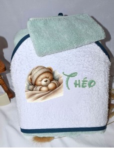 Cape de bain personnalisée TEDDY DODO