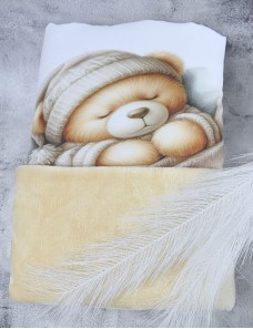 Couverture bébé personnalisée brodée avec prénom ou texte.
