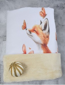Couverture bébé personnalisée brodée avec prénom ou texte.