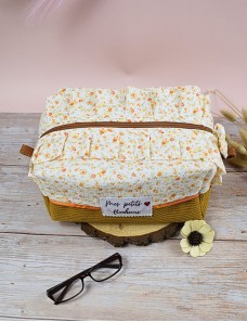 Trousse de toilette personnalisée LIBERTY JAUNY