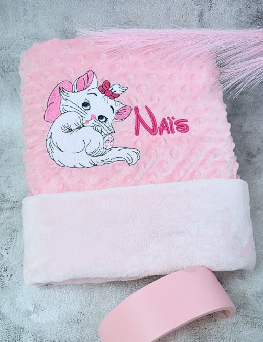 Couverture bébé personnalisée brodée avec prénom