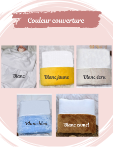 Couverture personnalisée MOUTON DOUDOU