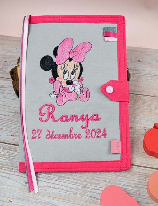 Protège carnet de santé personnalisé MINNIE