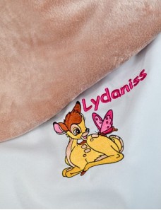 Couverture bébé personnalisée brodée avec prénom ou texte.