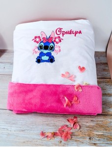Couverture bébé personnalisée brodée avec prénom