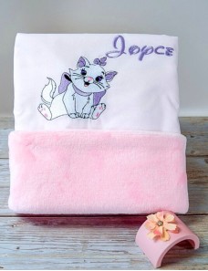 Couverture bébé personnalisée brodée avec prénom