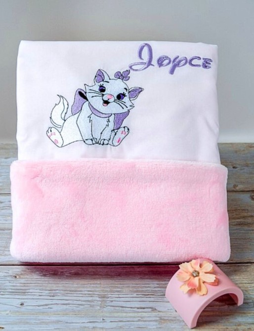 Couverture bébé personnalisée brodée avec prénom