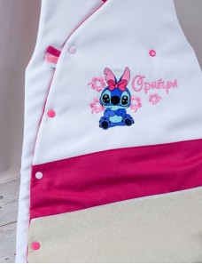 Gigoteuse en coton doublée
brodée et personnalisée STITCH