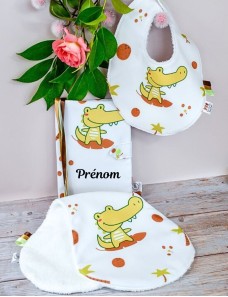 Coffret naissance bébé personnalisé – CROCODILE