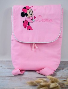 Sac à dos enfant Minnie personnalisé – Crèche & maternelle