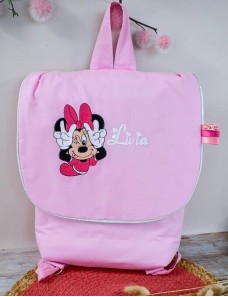 Sac à dos enfant Minnie personnalisé – Crèche & maternelle