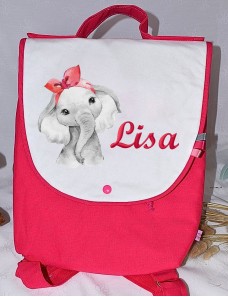 Sac à dos enfant personnalisé – ELEPHANT SAVANE