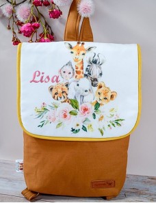 Sac à dos enfant personnalisable – SAVANE Spécial crèche et maternelle
