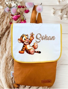 Sac à dos enfant personnalisable – TIGROU Spécial crèche et maternelle