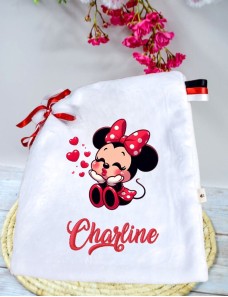 Doudou personnalisé MINNIE BISOUS