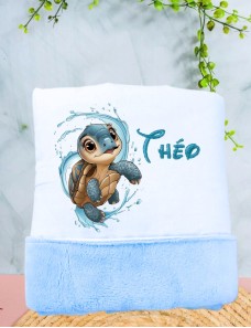Couverture personnalisée faite main avec amour TORTUE