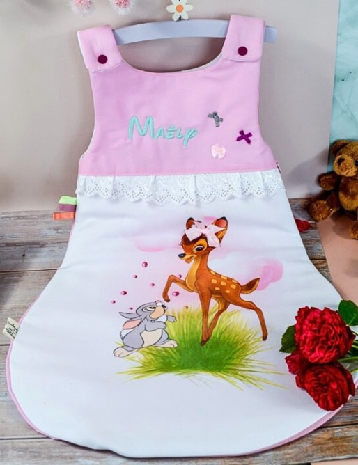 Gigoteuse bébé unique, avec prénom brodé, cadeau personnalisé pour une naissance Gigoteuse bébé unique, avec prénom brodé, cadeau personnalisé pour une naissance