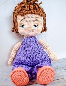 Nounours Amigurimi personnalisé