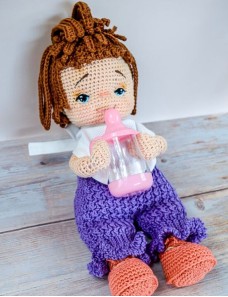 Nounours Amigurimi personnalisé