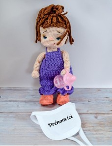 Nounours Amigurimi personnalisé