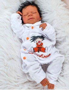 Un pyjama bébé personnalisé, parfait pour un sommeil paisible avec un adorable motif DRAGON BALL Z !