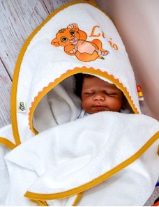 Cape de bain personnalisée SIMBA – Idée cadeau unique